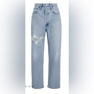 Agolde 90’s Crop Distressed Jeans